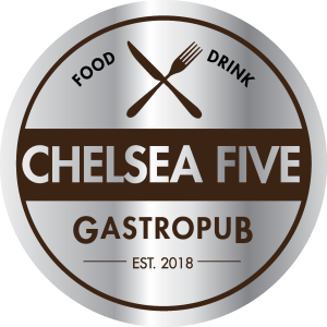 Chelsea Five Gastropub Logo Vector