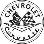 Chevrolet Corvette C1 BLACK Logo Vector