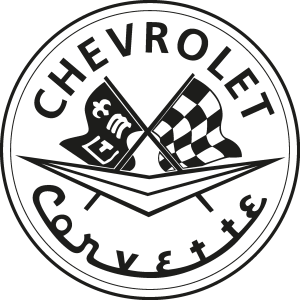 Chevrolet Corvette C1 BLACK Logo Vector