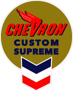 Chevron Custom Supreme Logo Vector