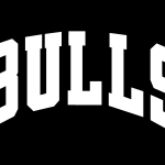 Chicago Bulls White Logo Vector