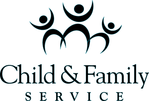 Child & Family Service black Logo Vector