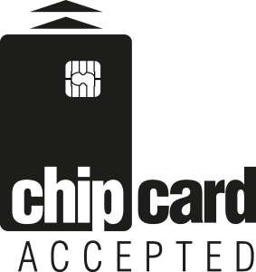 Chip Card Accepted Logo Vector