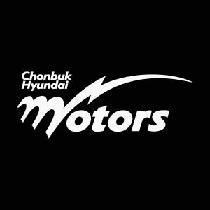 Chon Buk Hyundai Motors white Logo Vector