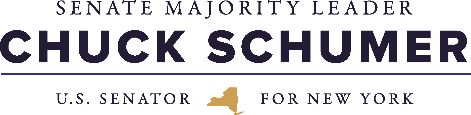 Chuck Schumer Senate Majority Leader Logo Vector