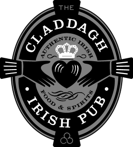 Claddagh Irish Pub Logo Vector
