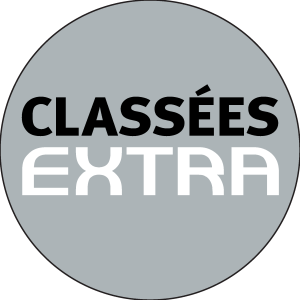 Classees Extra Logo Vector