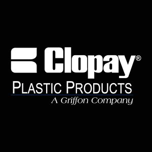 Clopay Plastic Products white Logo Vector
