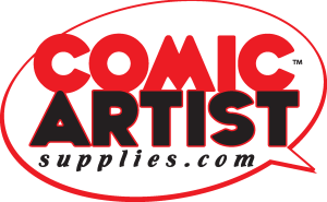 Comic Artist Supplies Logo Vector