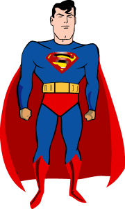 Comic Superman Logo Vector