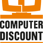 Computer Discount Logo Vector