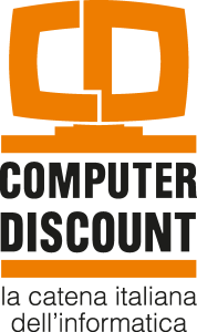 Computer Discount Logo Vector