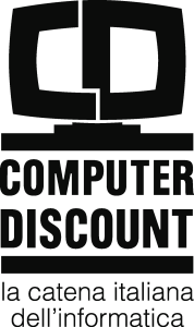 Computer Discount  black Logo Vector
