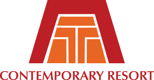 Contemporary Resort Logo Vector