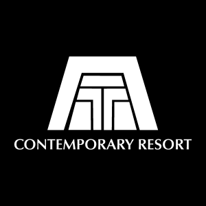 Contemporary Resort white Logo Vector
