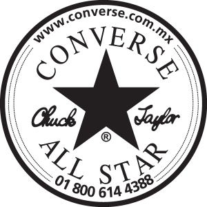 Converse All Star Black Logo Vector