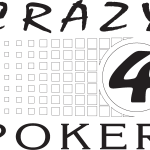 Crazy 4 Poker black Logo Vector