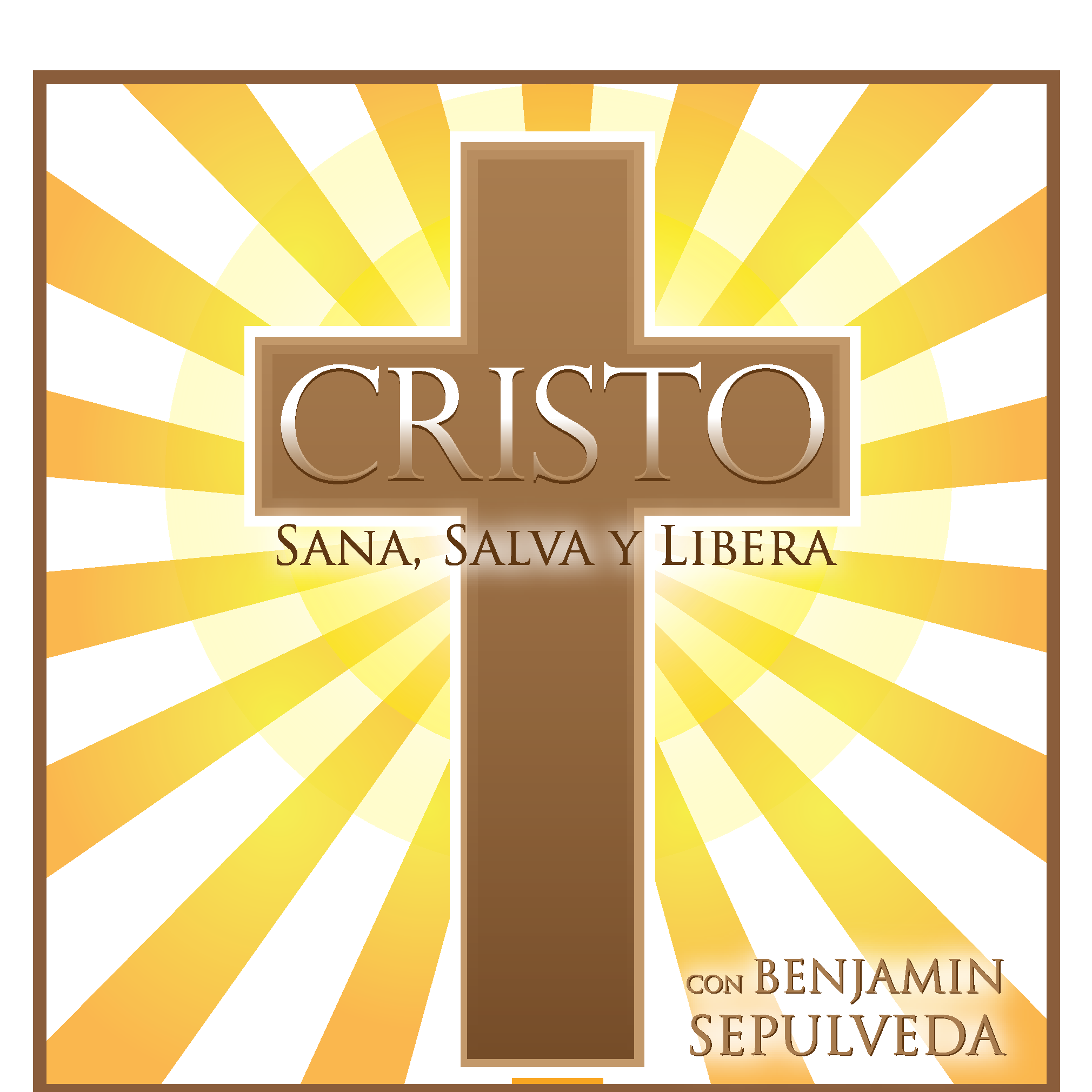 Cristo Sana Salva y Libera Logo Vector