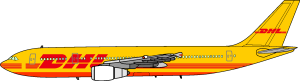 DHL Aviation worldwide Logo Vector