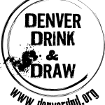 Denver Drink & Draw Logo Vector