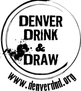 Denver Drink & Draw Logo Vector