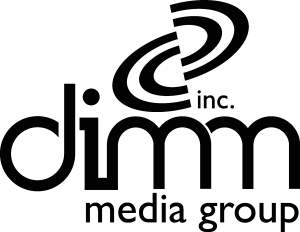 Dimm Media Group Inc black Logo Vector