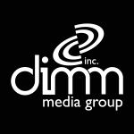 Dimm Media Group Inc white Logo Vector