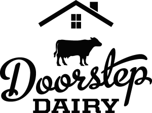 Doorstep Dairy black Logo Vector