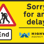 END OF ROAD WORKS Logo Vector