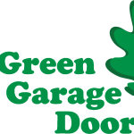 Eco Green Garage Doors Logo Vector