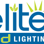 Elite LED Lighting Logo Vector