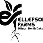 Ellefson Farms black Logo Vecto