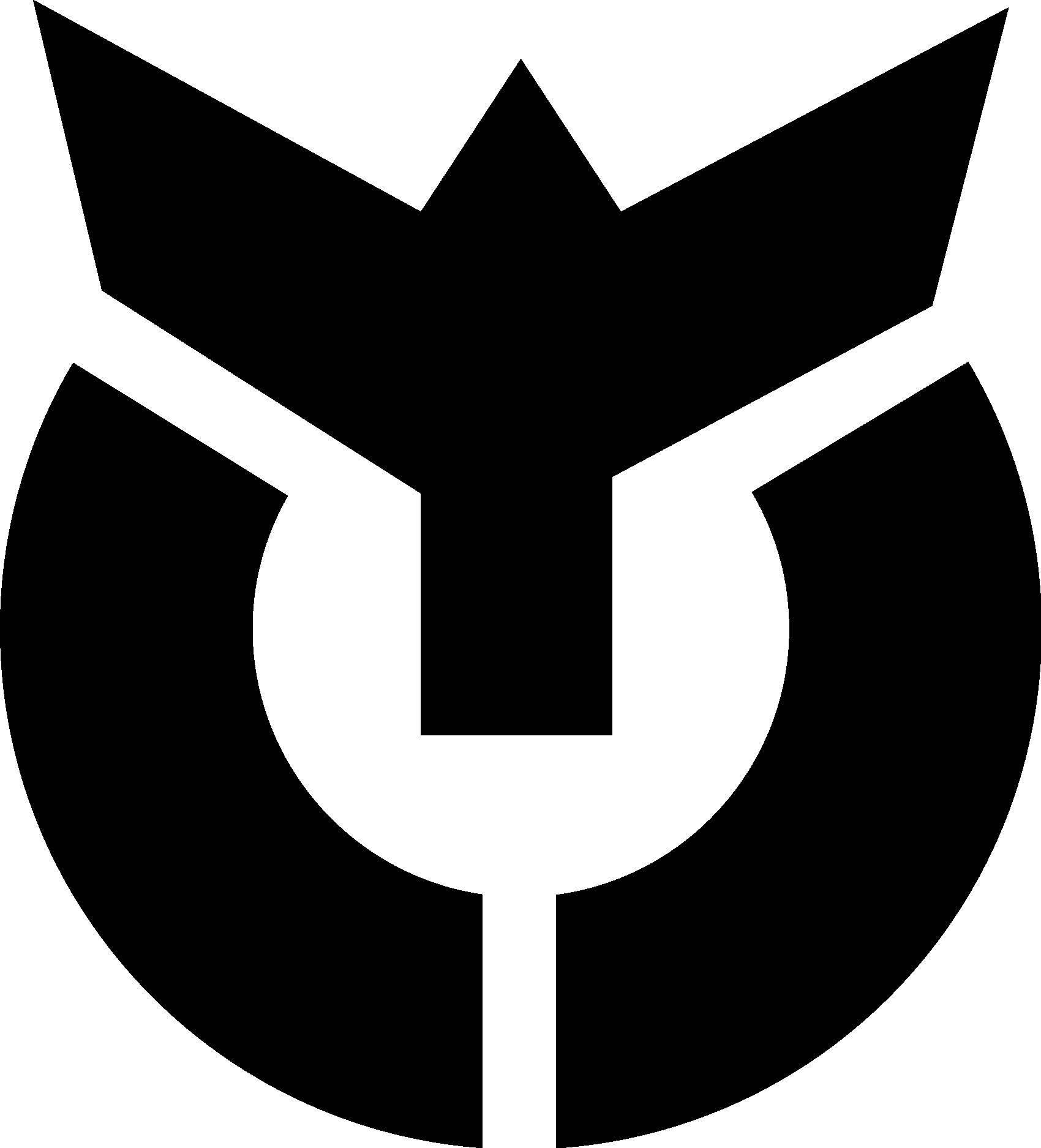 Emblem of Kijo, Miyazaki Black Logo Vector