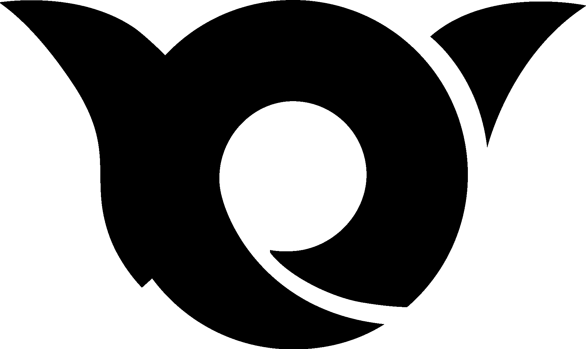 Emblem of Yasuda, Kochi Black Logo Vector