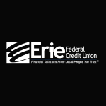 Erie Federal Credit Union white Logo Vector