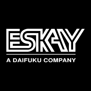 Eskay white Logo Vector