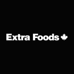 Extra Foods white Logo Vector