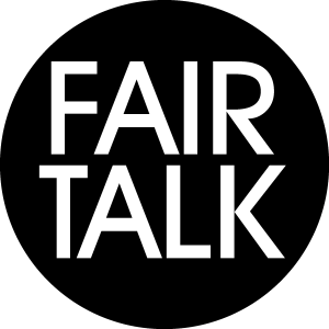 Fair Talk Black Logo Vector