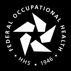 Federal Occupational Health (FOH) white Logo Vector