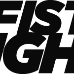 Fist Fight black Logo Vector