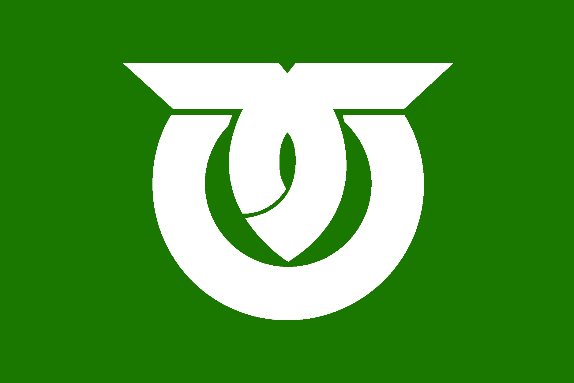 Flag of Kawakami, Nagano Logo Vector