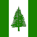 Flag of Norfolk Island Logo Vector