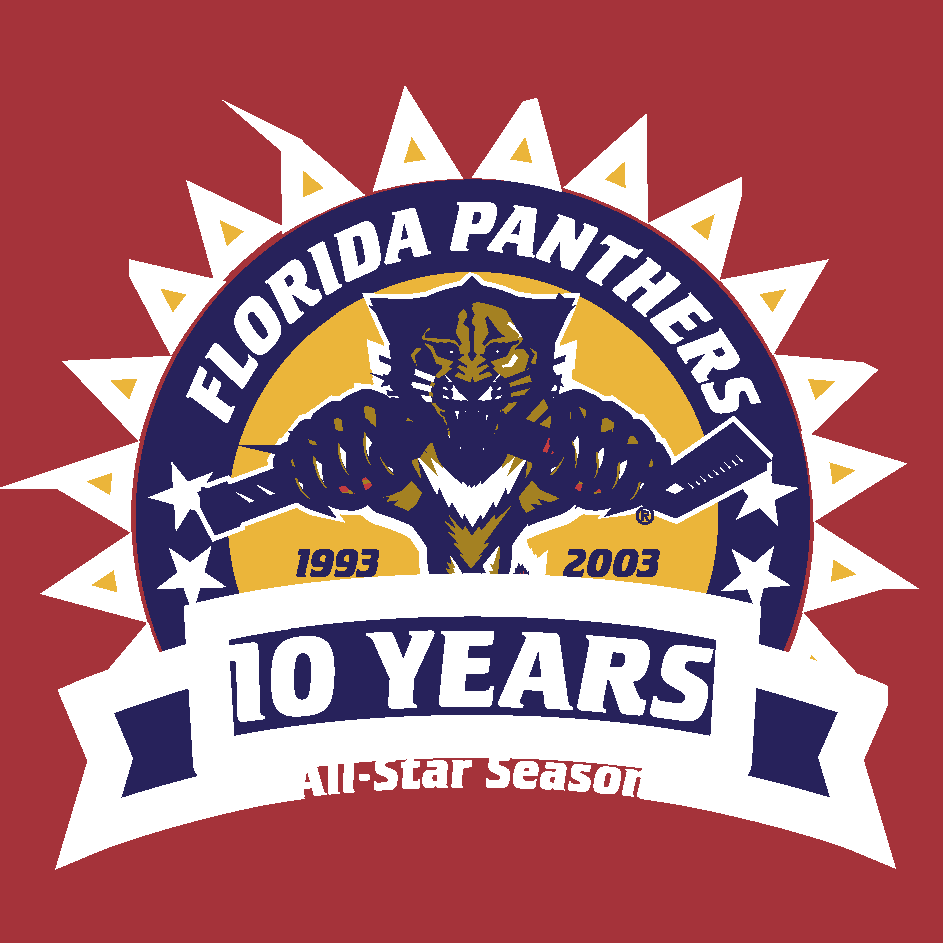 Florida Panthers  red Logo Vector