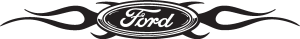 Ford Black and White Logo Vector