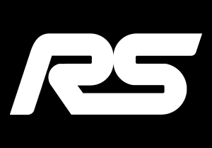 Ford Focus RS White Logo Vector