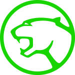 Ford cougar Green Logo Vector