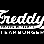 Freddy’s Frozen Custard and Steakburgers White Logo Vector