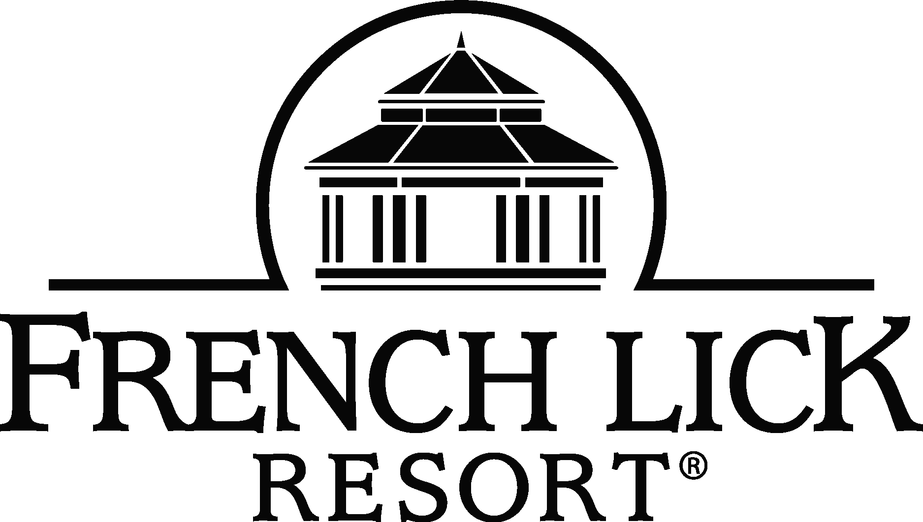 French Lick Resort black Logo Vector