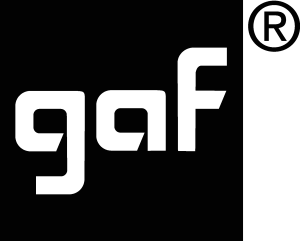 GAF black Logo Vector