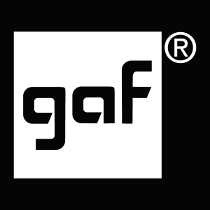 GAF white Logo Vector